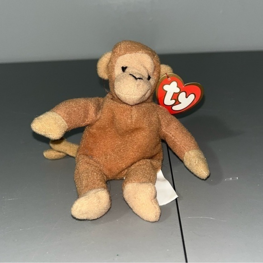 Ty Bongo The Monkey 1993 Teenie Beanie Baby Retired 1993 NWT